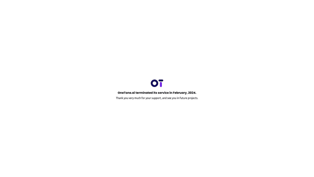 Thumbnail image for OneTone.ai