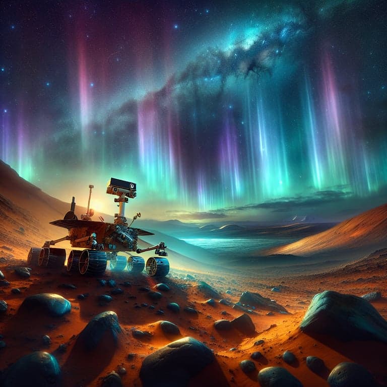 NASA's Perseverance Rover Captures First-Ever Visible-Light Aurora on Mars!