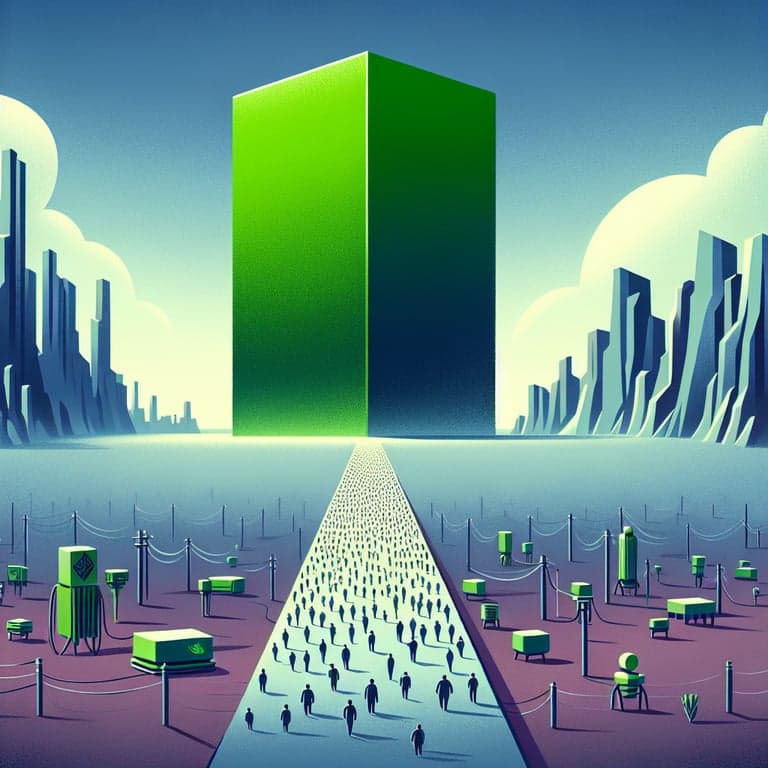 Nvidia Dominates AI Landscape Despite Low Initial Adoption Rates