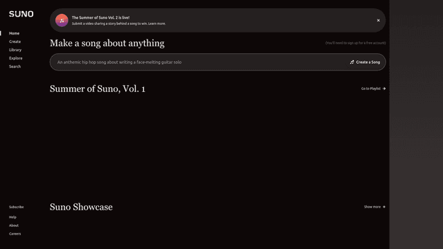 Thumbnail image for Suno AI Music