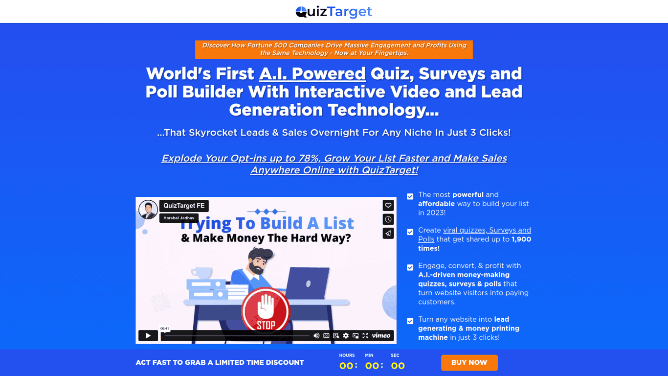 QuizTargetAI screenshot