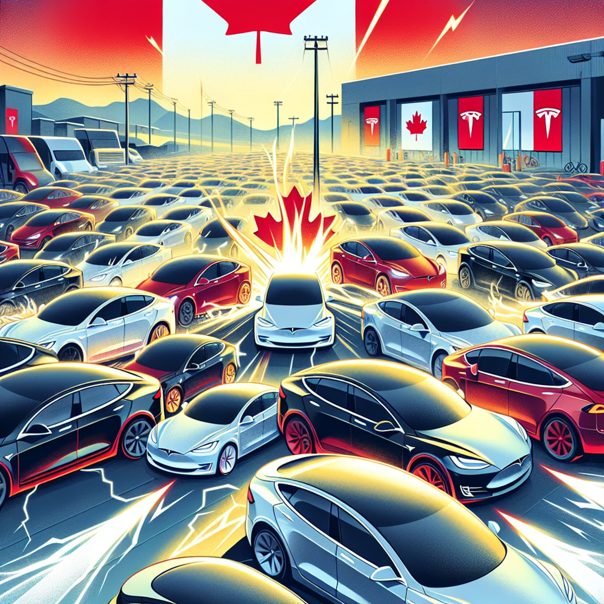 Revving Up: Surging Tesla Inventory Shakes Up Canada's EV Market
