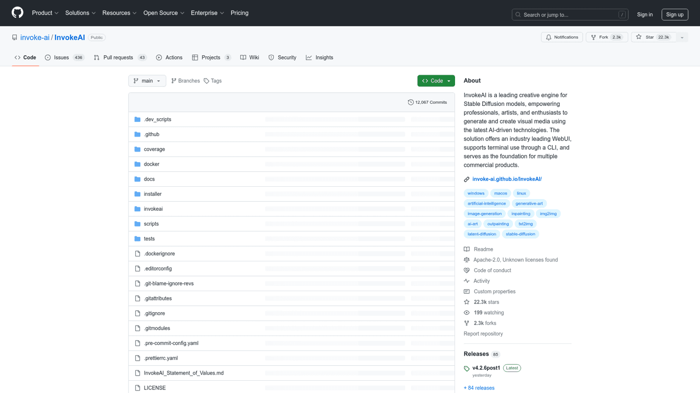 Invoke AI screenshot