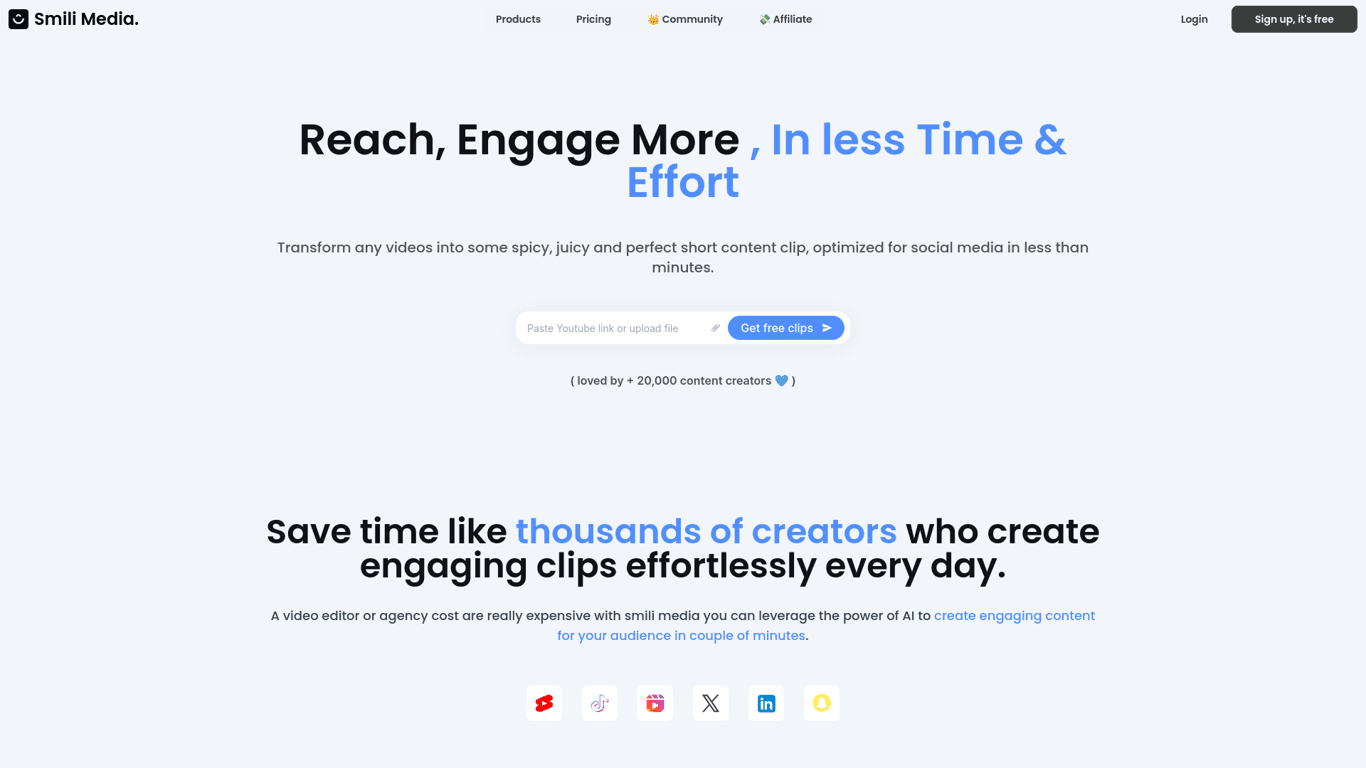 SmiliMedia screenshot