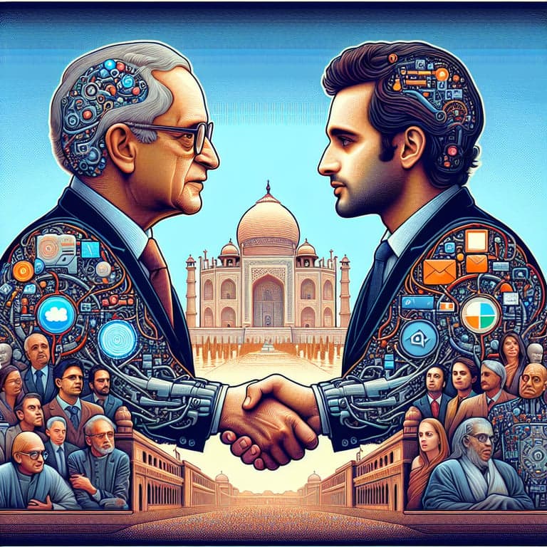 Sam Altman and Dario Amodei: Tangled Hands, Tangled History at India AI Summit