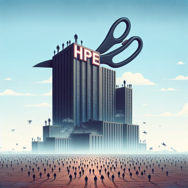 HPE's Cost-Cutting Maneuver: 2,500 Jobs to Go as Financial Woes Mount