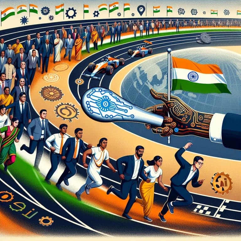 India Surges Ahead in Global AI Race: Professionals and Government Unite for Unparalleled Adoption