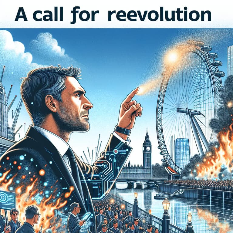 Elon Musk Sparks Controversy with 'Call for Revolution' at London Rally