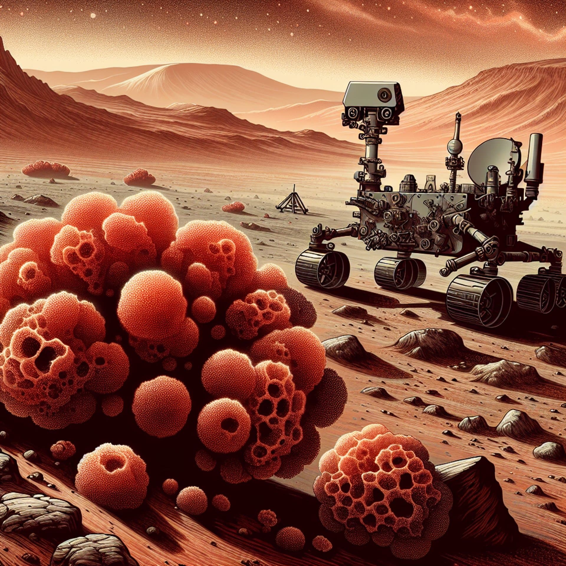 NASA's Curiosity Rover Uncovers Coral-Like Rock Formations on Mars!