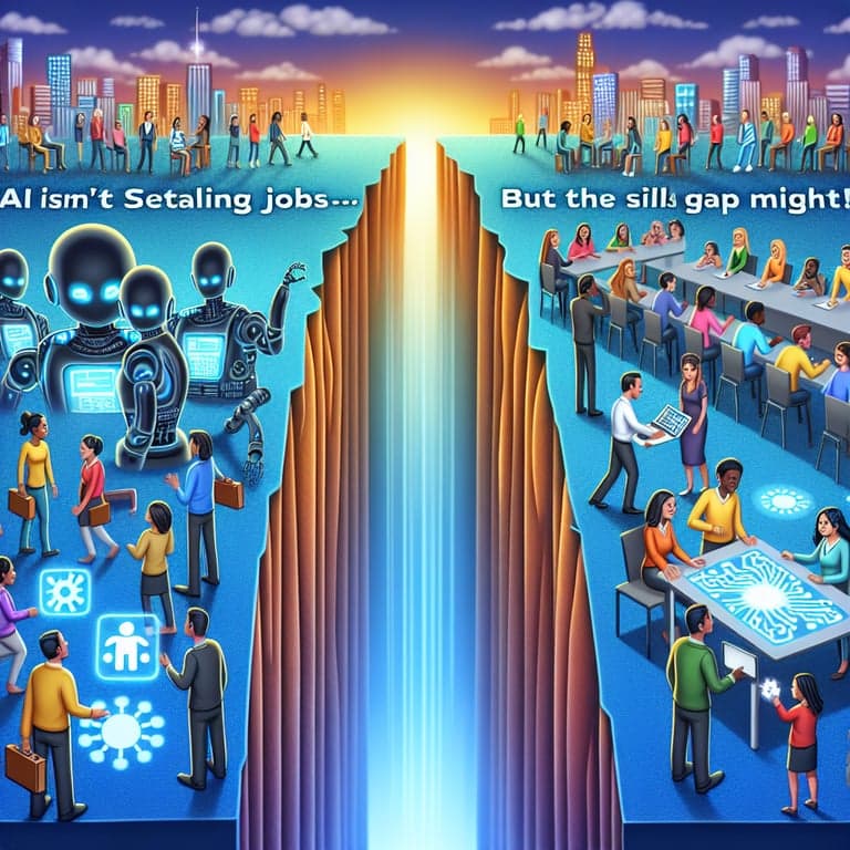 AI Isn't Stealing Jobs—But the Skills Gap Might!