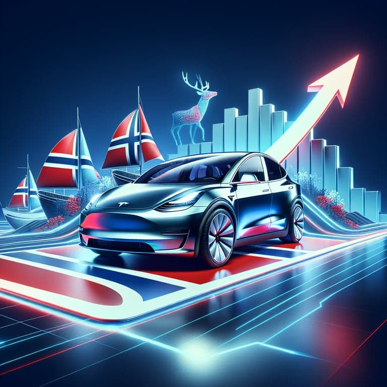 Tesla's Model Y Steals the Show in Norway: A 115% Sales Surge!