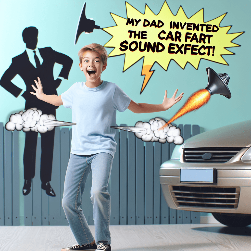 Elon Musk's Son Declares: "My Dad Invented the Car Fart!"