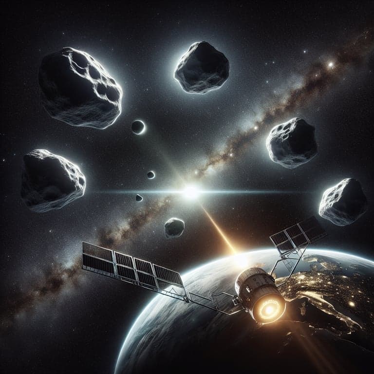 Asteroid Alert: NASA Tracks Five Cosmic Travelers in Near-Earth Flyby!