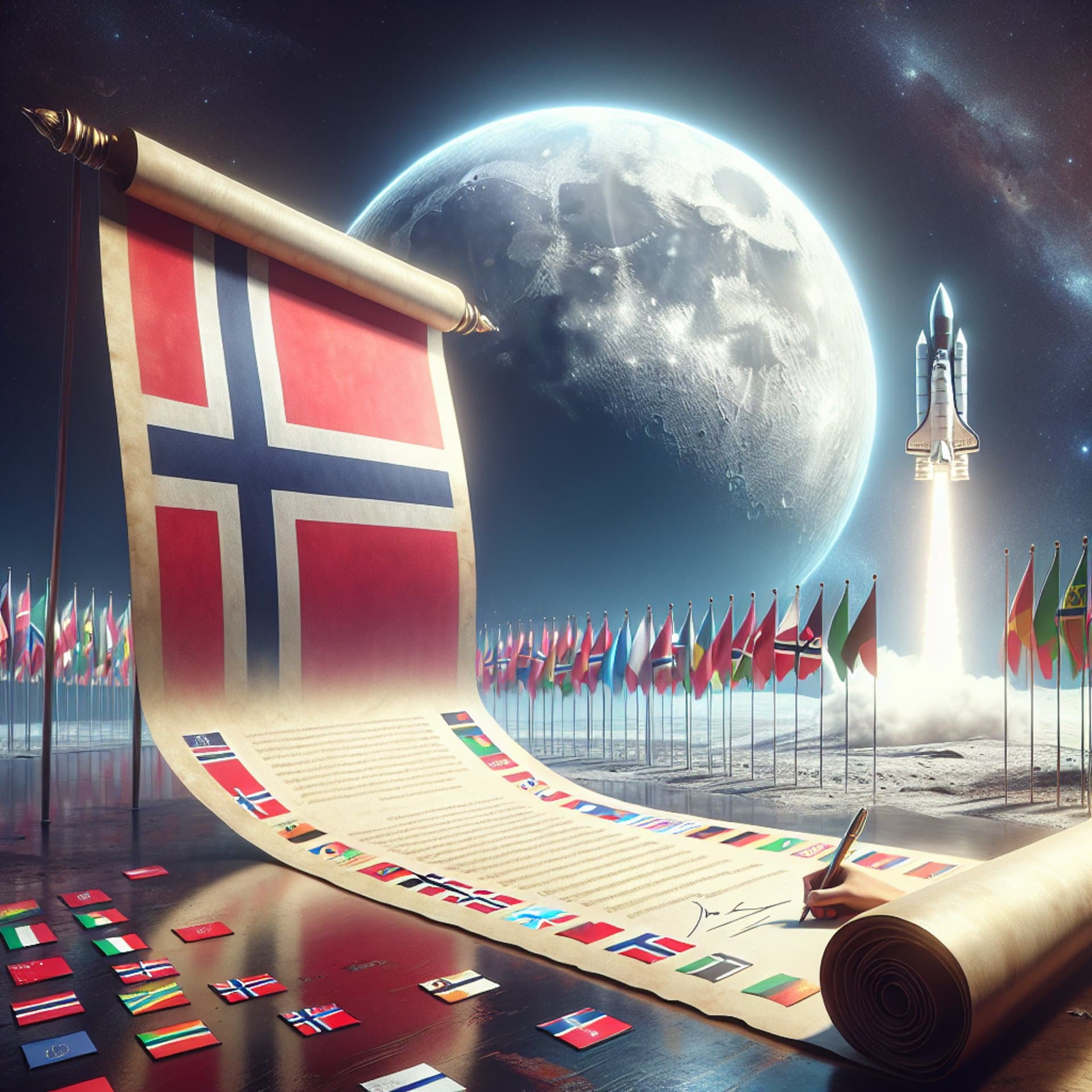 Norway Signs on for Lunar Adventures! Becomes 55th Nation in the Artemis Accords