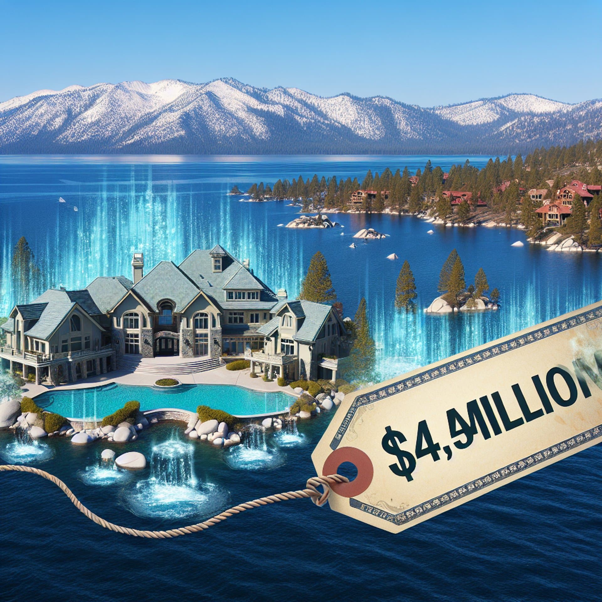 Lake Tahoe Makes Waves with Record-Breaking $44.45 Million Home Sale