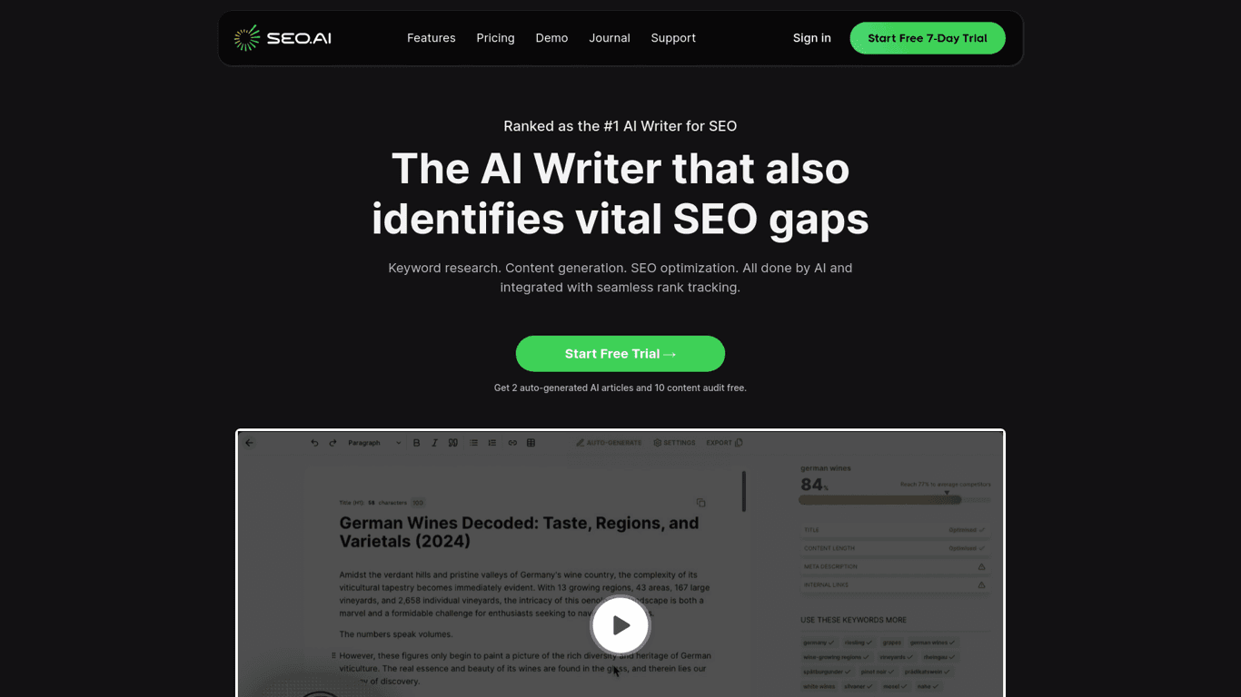 SEO.ai screenshot