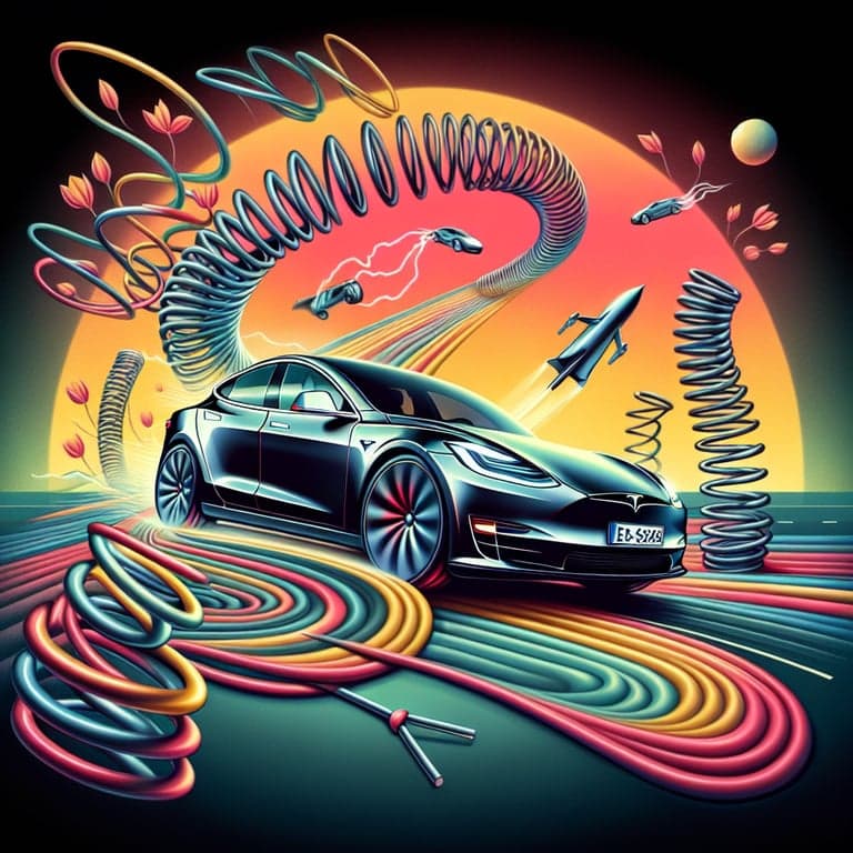 Tesla Swerves Suspension: No Pit Stop on California Roads!