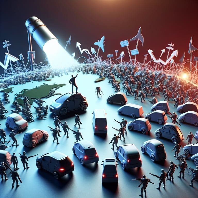 Tesla Battles EV Turf War: Sales Strain Under Musk's Leadership Spotlight