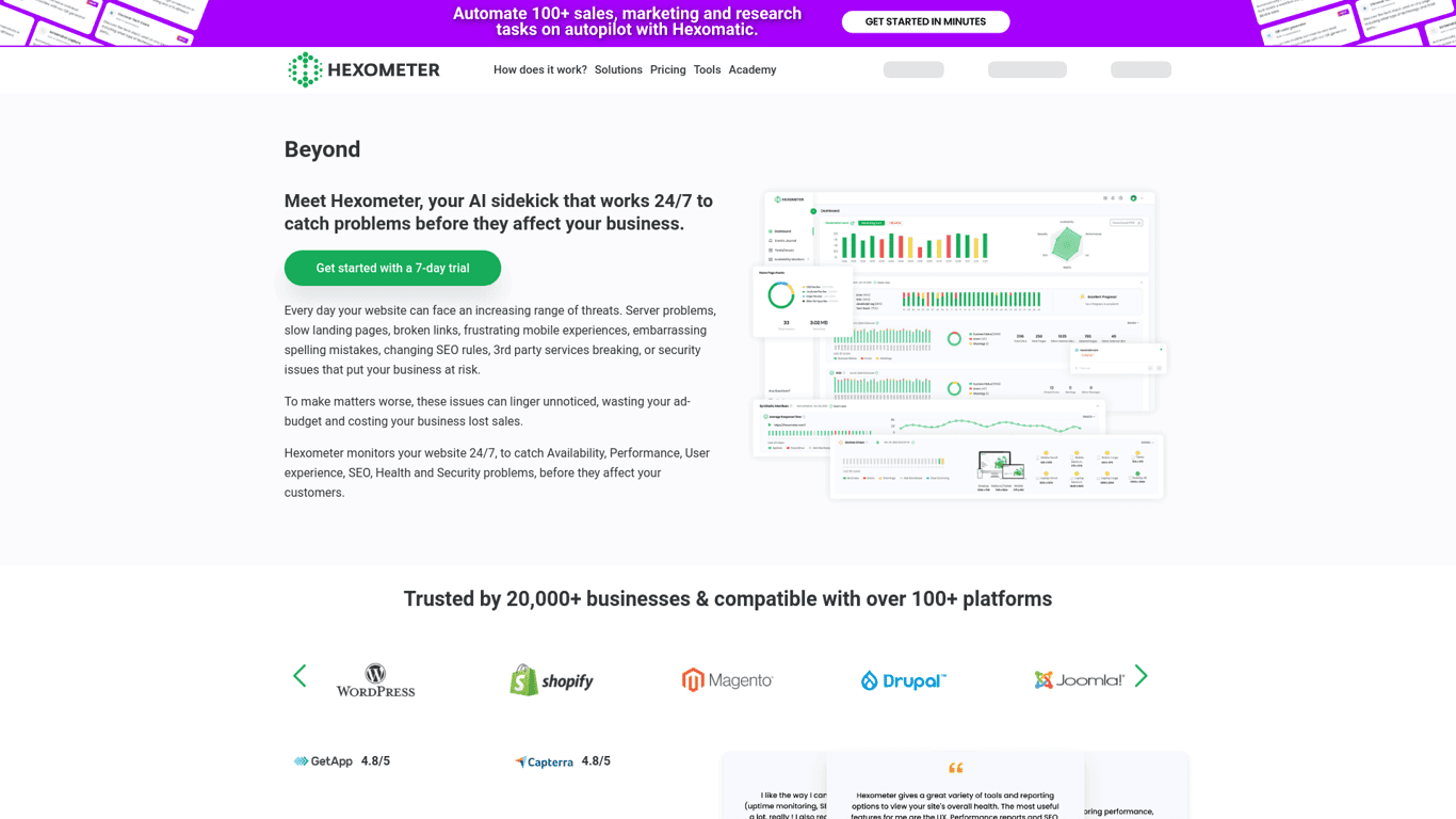 Hexometer screenshot