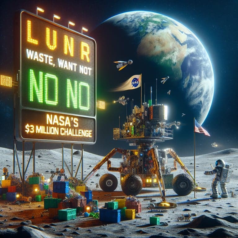 Lunar Waste Not, Want Not: NASA's $3 Million Recycling Challenge