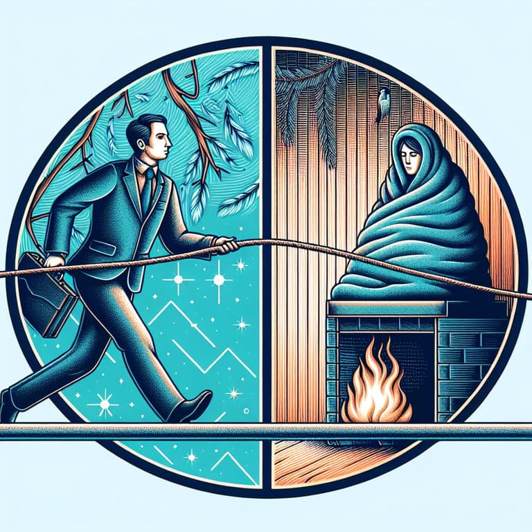 Hustle or Hibernate? The Mental Health Tug-of-War