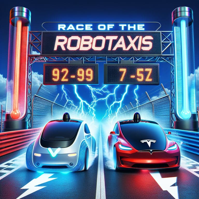 Waymo vs. Tesla: The Race of the Robotaxis Heats Up