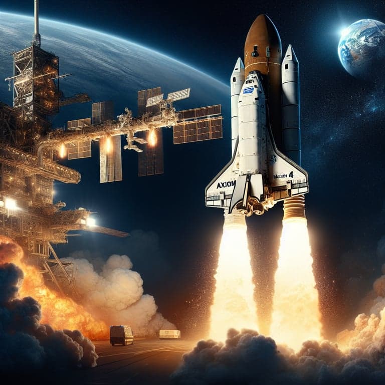 Historic Launch: Axiom Mission 4 Soars with Indian Astronaut to ISS