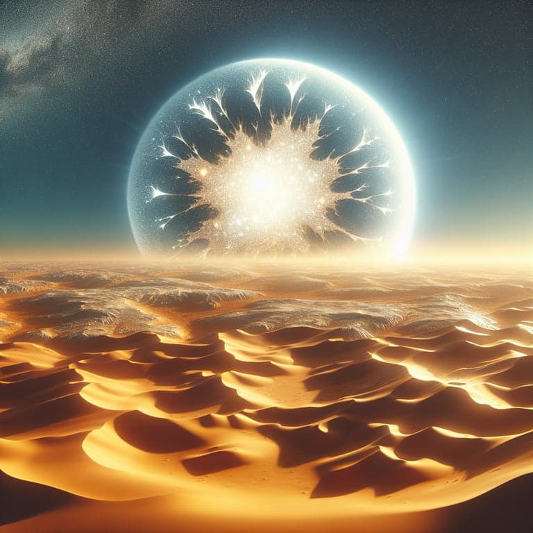 NASA Unveils Sparkling White Spot in Sahara Desert - A Geological Marvel