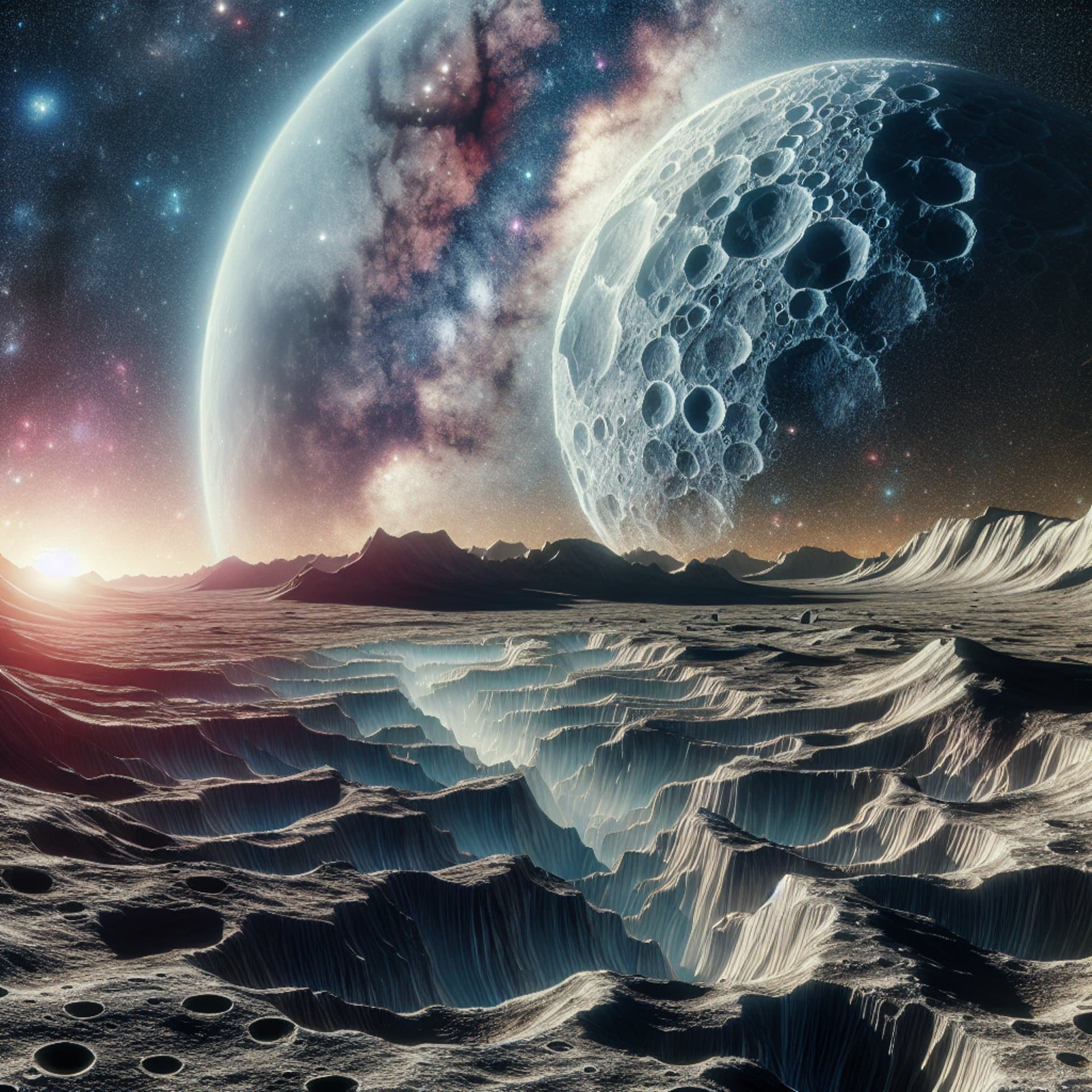 Asteroid Impact on Moon Reveals Hidden Grand Canyons: A Boon for NASA's Artemis Program