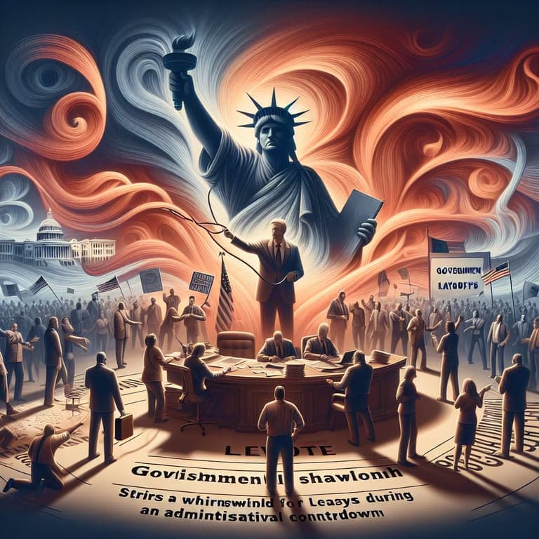 Trump's Bold Move: Government Layoffs Amidst Shutdown Stir Political and Legal Storm!