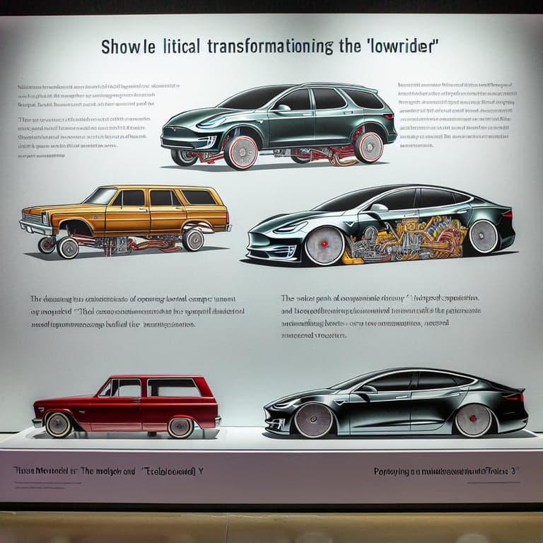 Tesla Model Y and Model 3 Get a Lowrider Makeover by T-Demand!