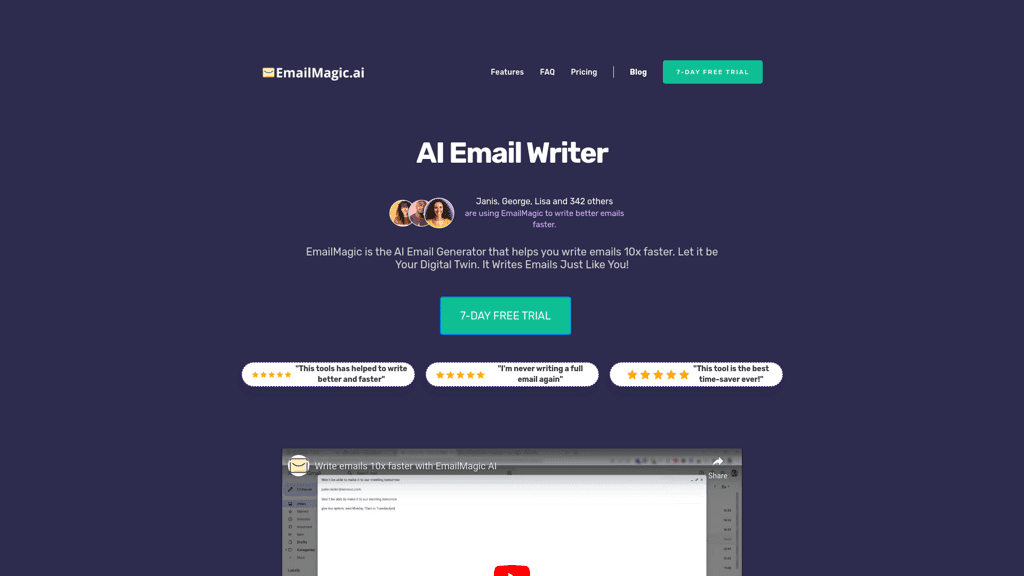 EmailMagic AI screenshot