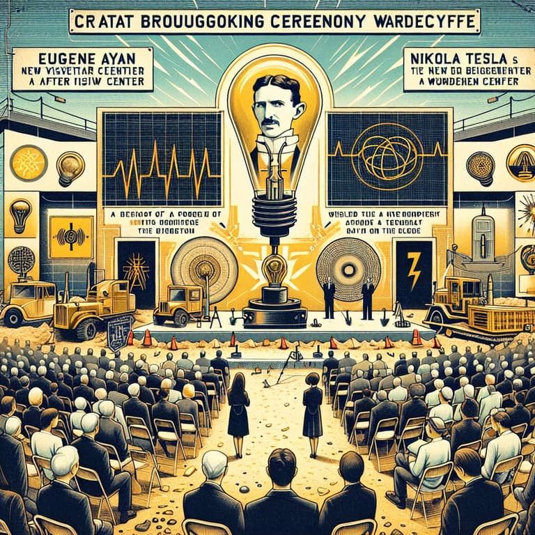 Tesla's Legacy Lives On: Eugene Sayan Visitor Center Breaks Ground at Wardenclyffe