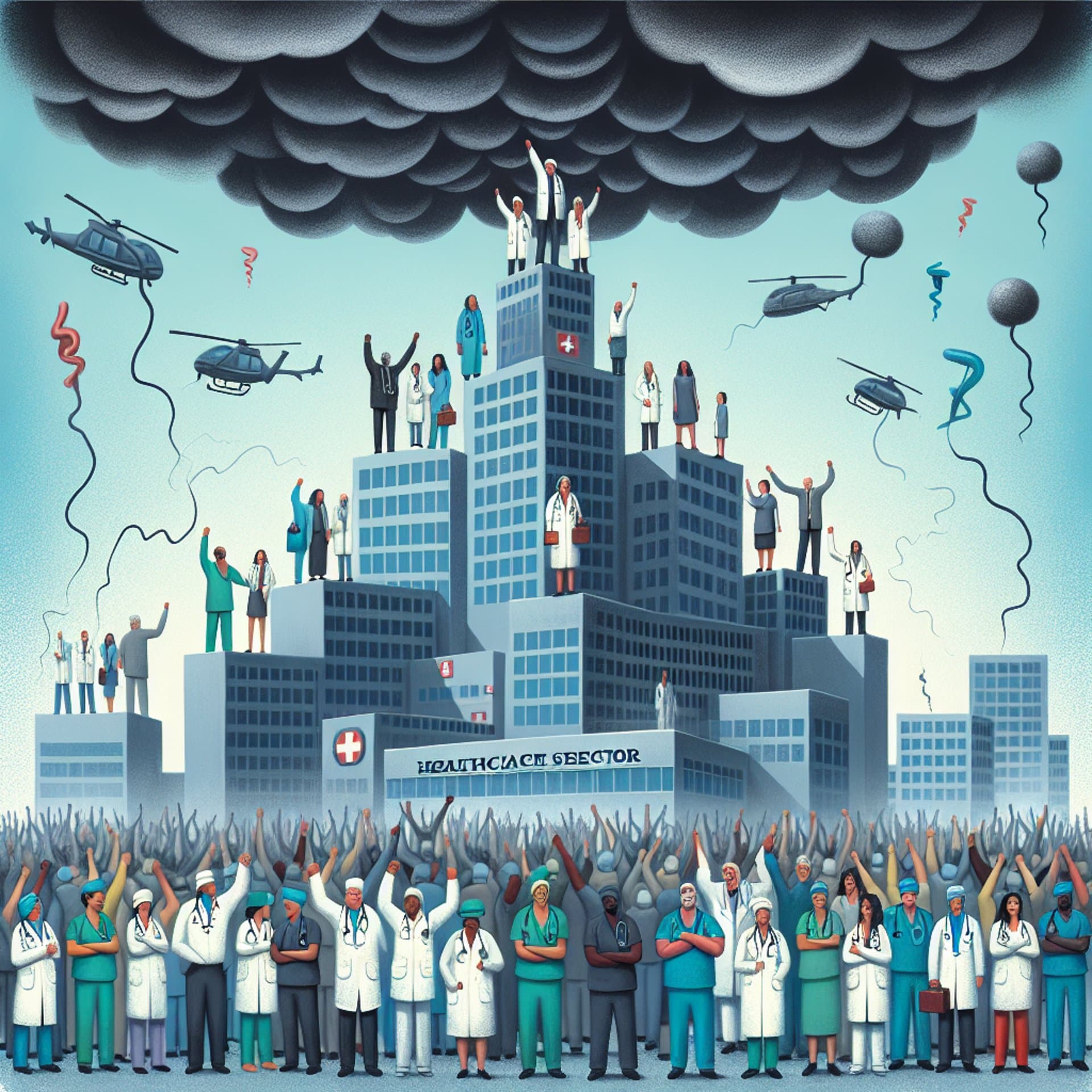 Tower Health Workers Rallied as Layoffs Shake Healthcare Sector