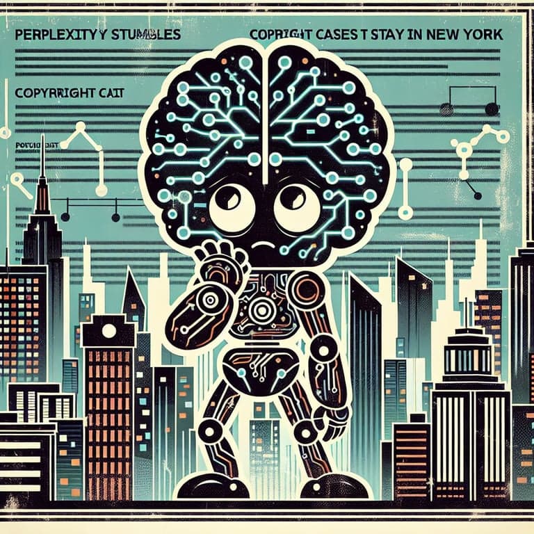 Perplexity AI Stumbles: Copyright Case to Stay in New York