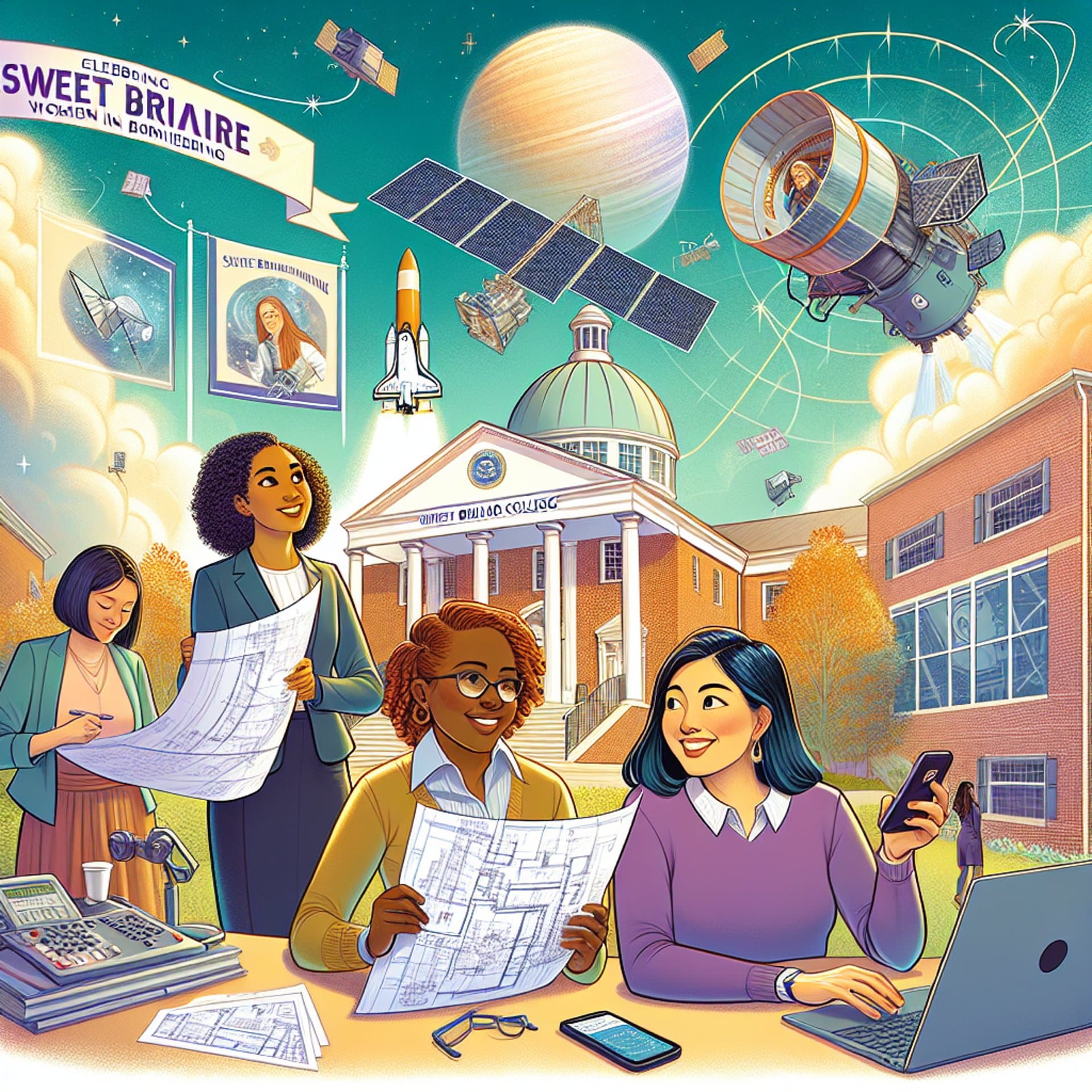 Sweet Briar College Celebrates Women in Engineering with NASA's Europa Clipper