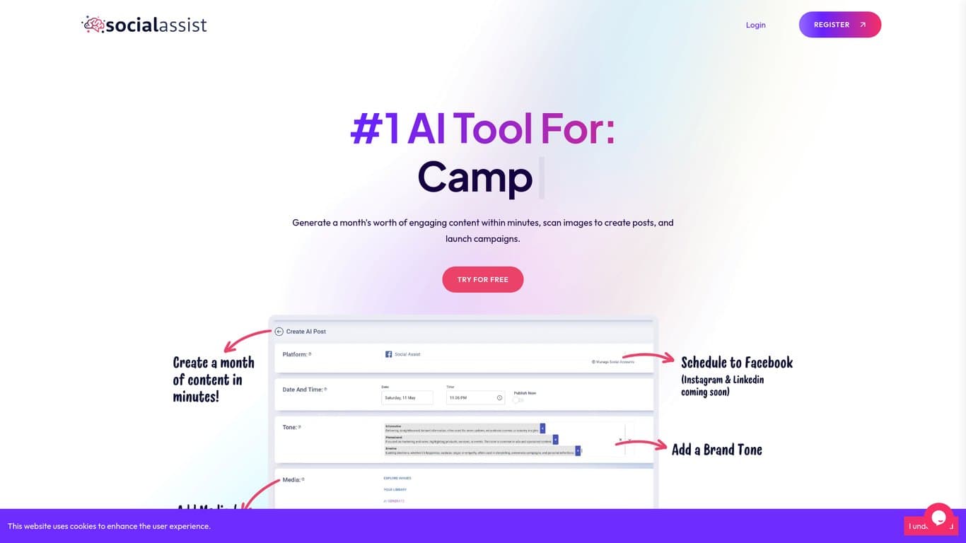 SocialAssist screenshot