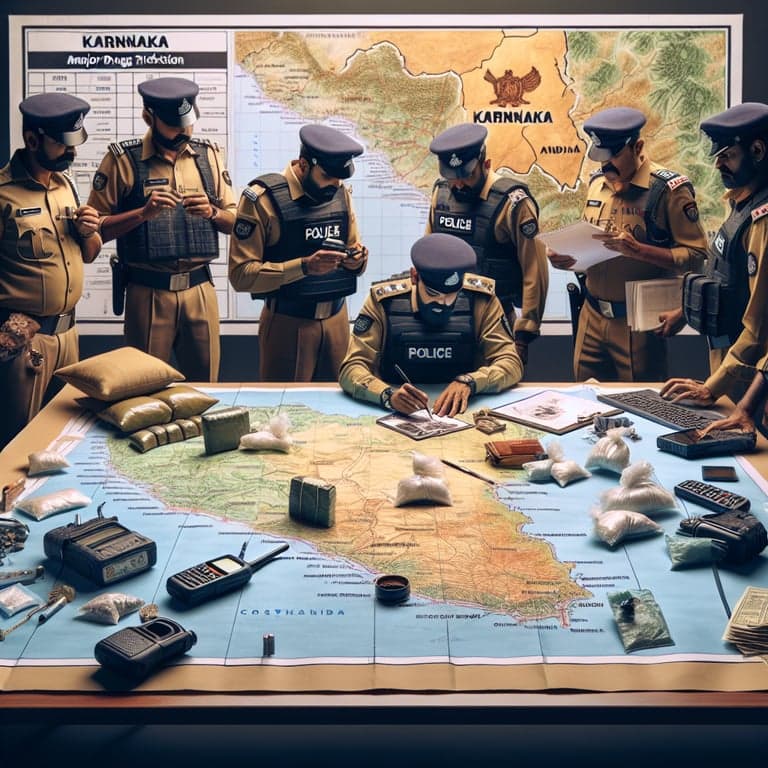 Karnataka Police Bust Major Drug Trafficking Ring in Coastal Regions