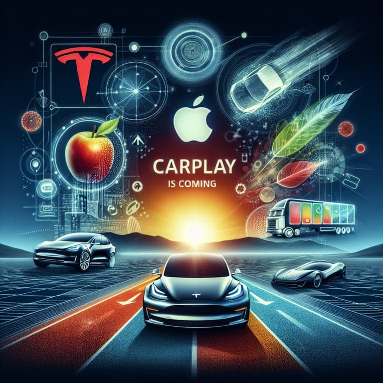 Tesla's Infotainment Revolution: Apple CarPlay is Finally Coming!