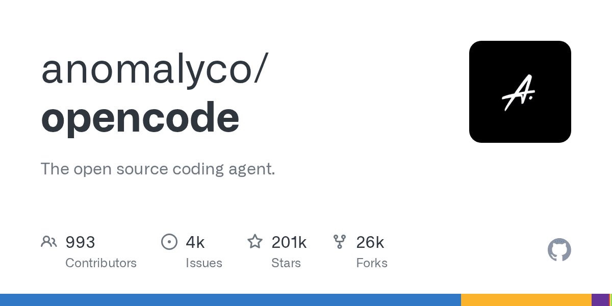 opencode screenshot