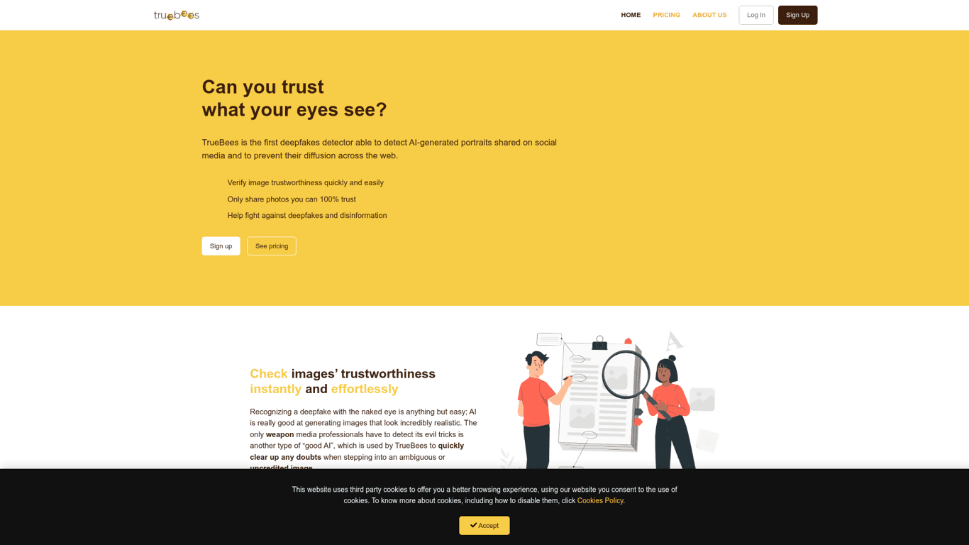 Truebees screenshot