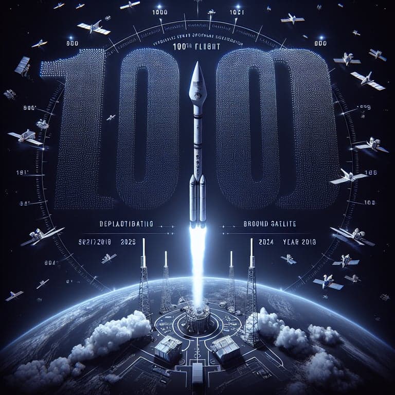SpaceX Soars with 100th Falcon 9 Flight in 2025 Launching 24 Starlink v2 Mini Satellites