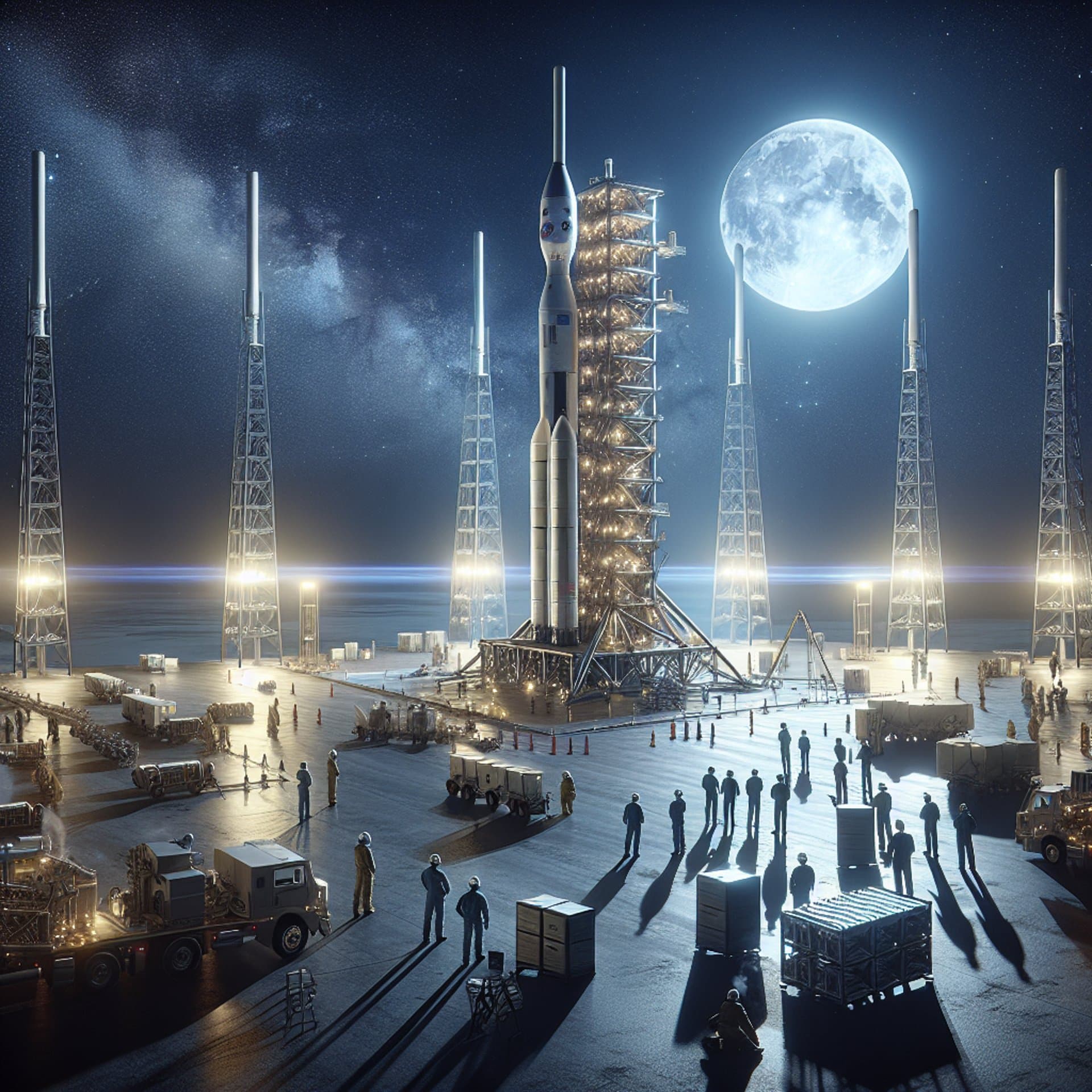 NASA's Artemis III Assembling SLS Rocket - A Giant Leap Towards Returning to the Moon!