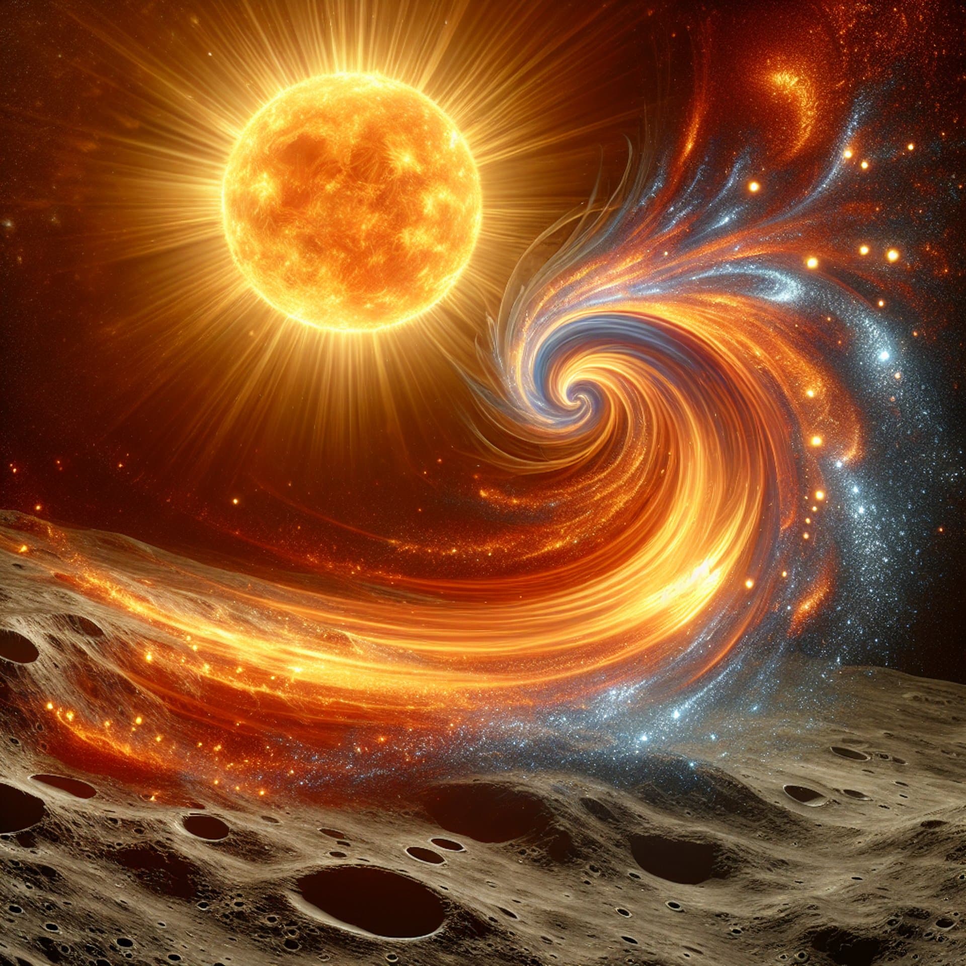 Sun's Solar Wind Sprinkles the Moon with Water Magic!