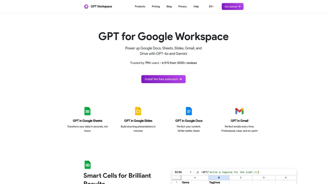 GPT Workspace screenshot