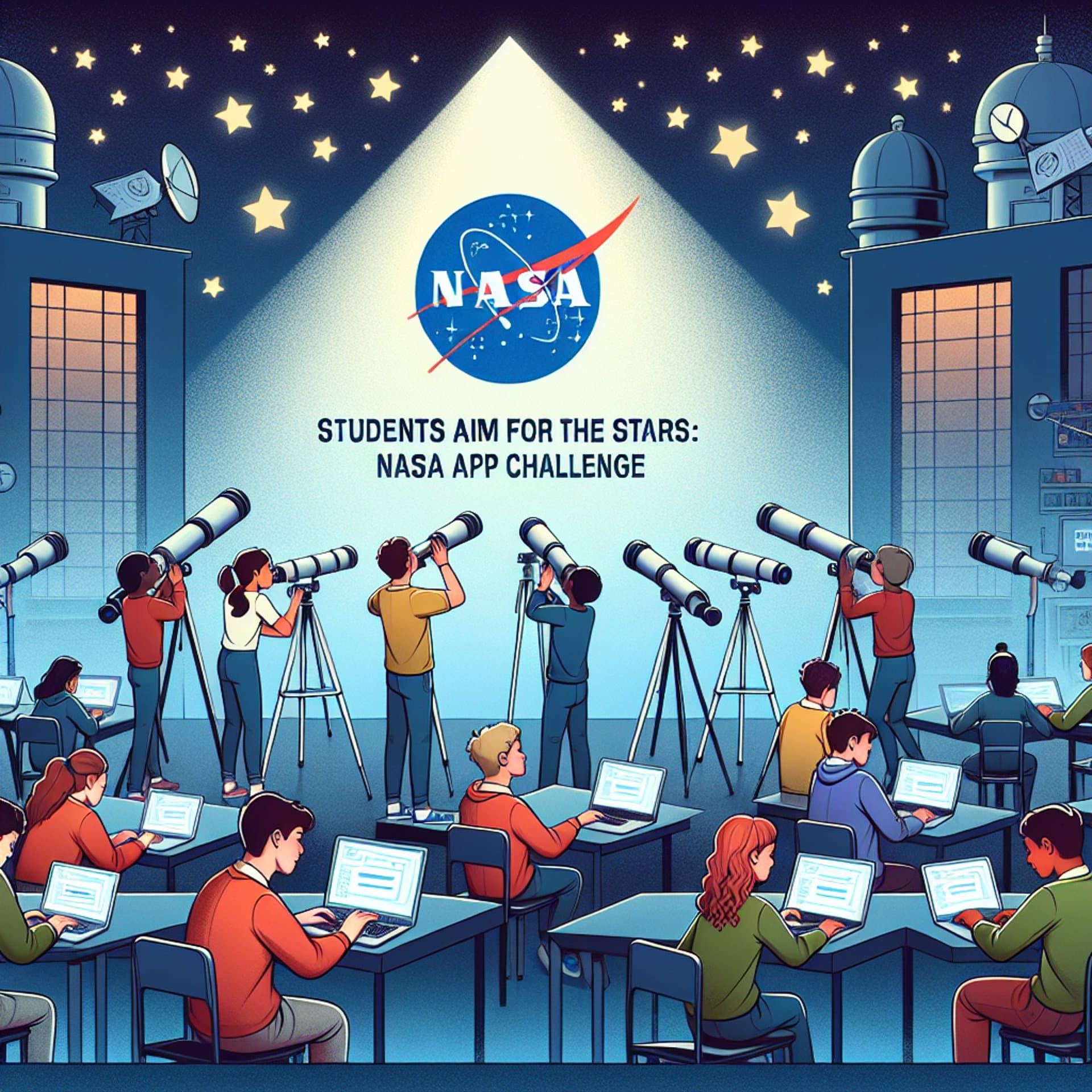 Huntley High Students Aim for the Stars: NASA App Challenge