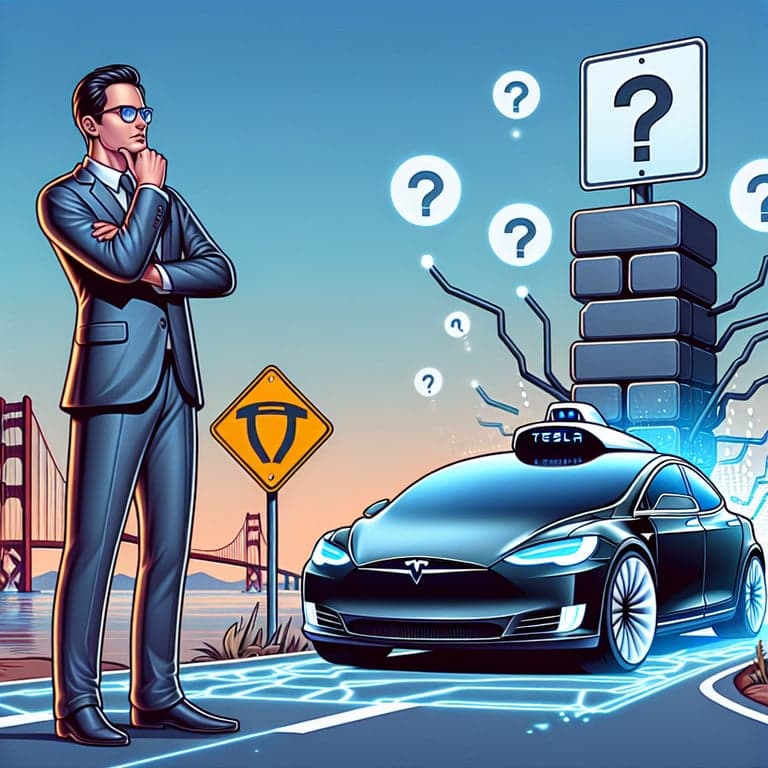 Elon Musk's Bold Tesla Robotaxi Expansion Hits a California Roadblock