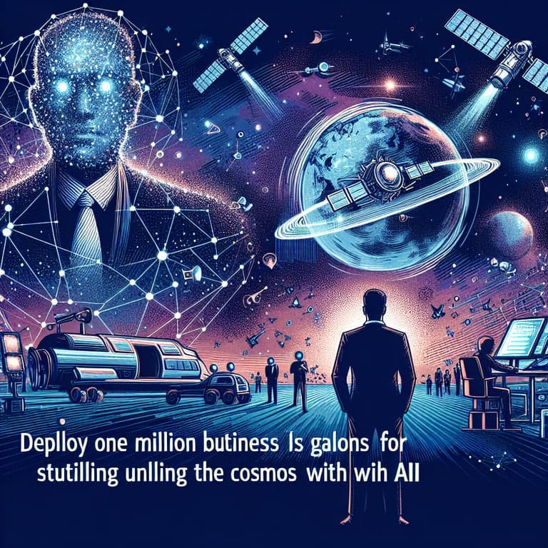 Elon Musk's Stellar Ambition: One Million Satellites to Revolutionize AI in Space