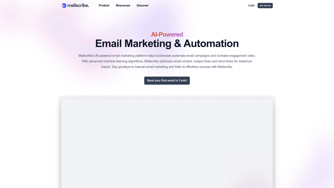 Mailscribe screenshot