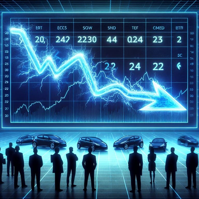 Tesla Stock Tumbles as 2024 Marks First-Ever Annual Delivery Decline